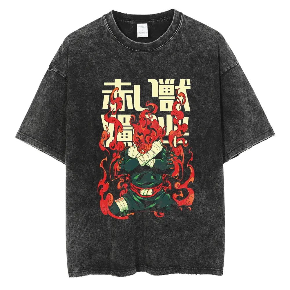 [KUJO] "7th Gate" Vintage Oversized T Shirt