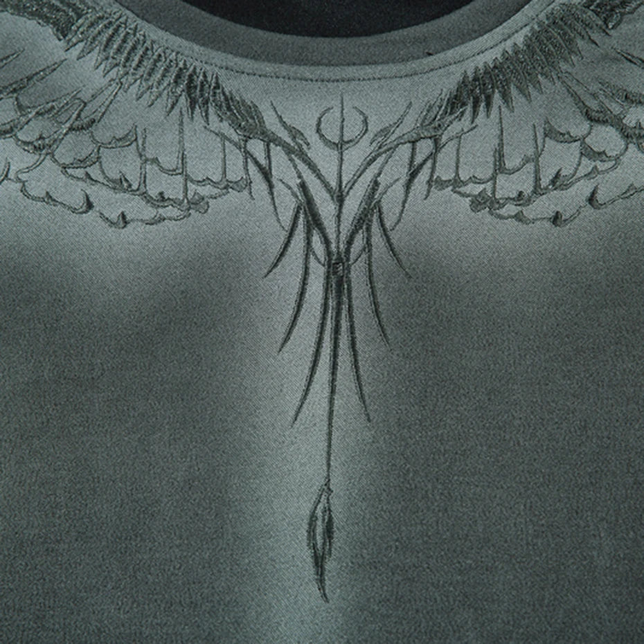 Wings Embroidered Vintage T-Shirt