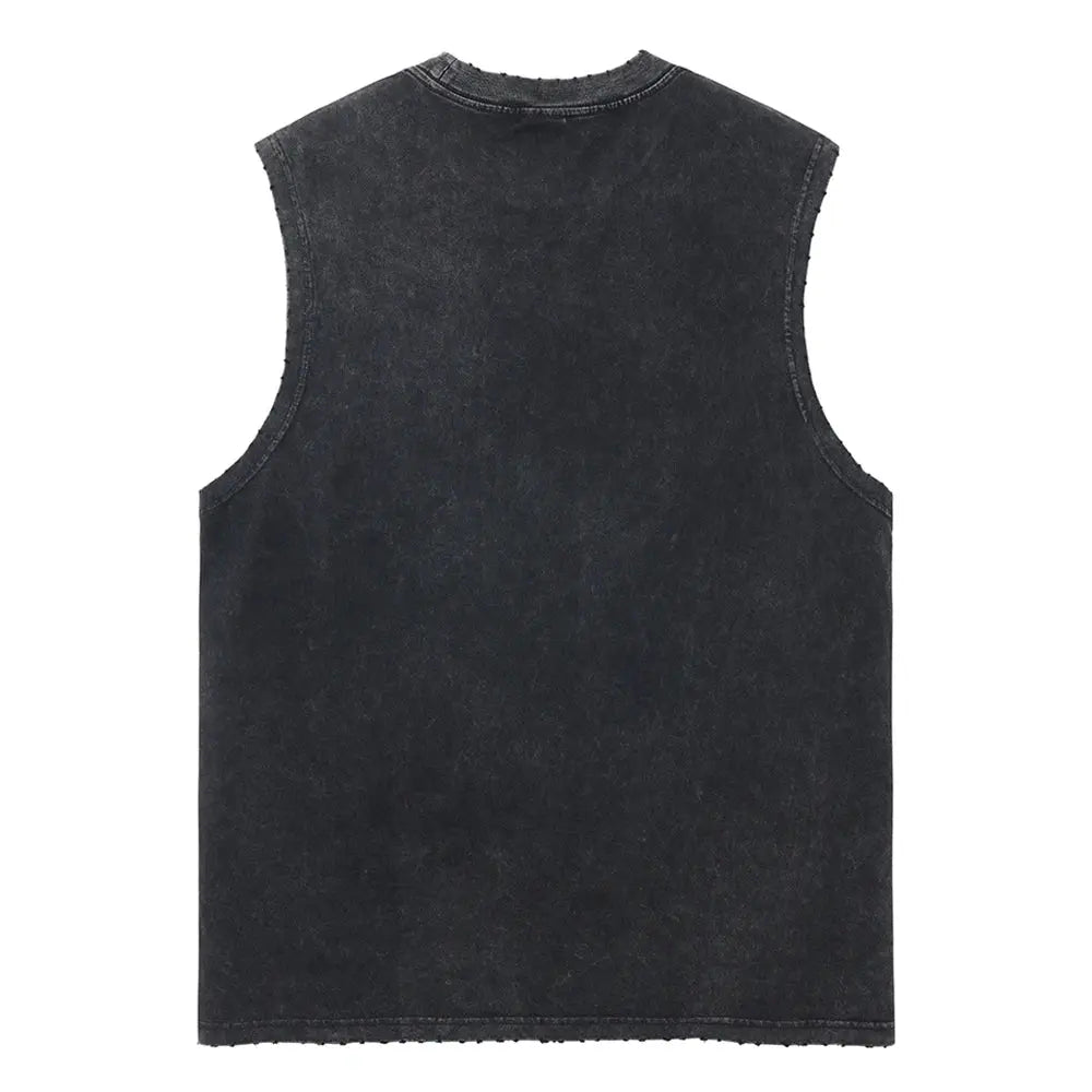 [KUJO] "Lights Out" Vintage Tank Top Kujo