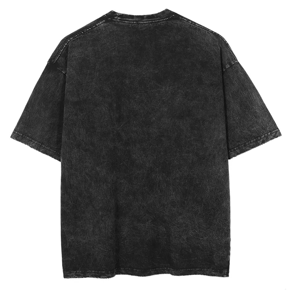 [KUJO] "Asura V2" Vintage Oversized T Shirt