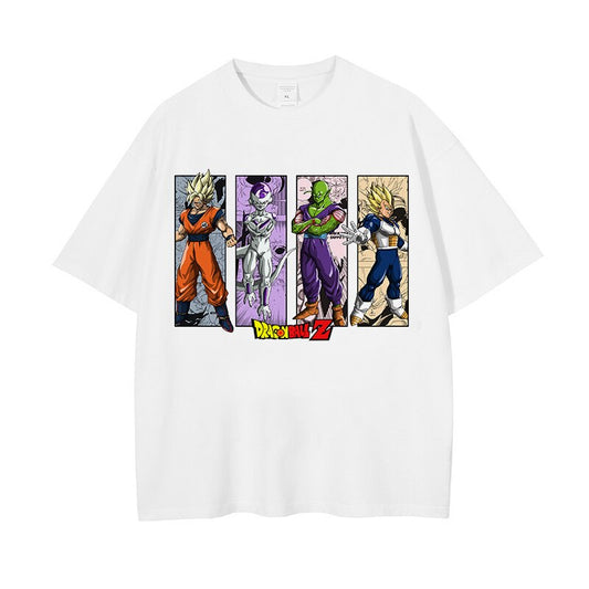 [KUJO] "Heroes And Villains" Vintage Oversized T Shirt
