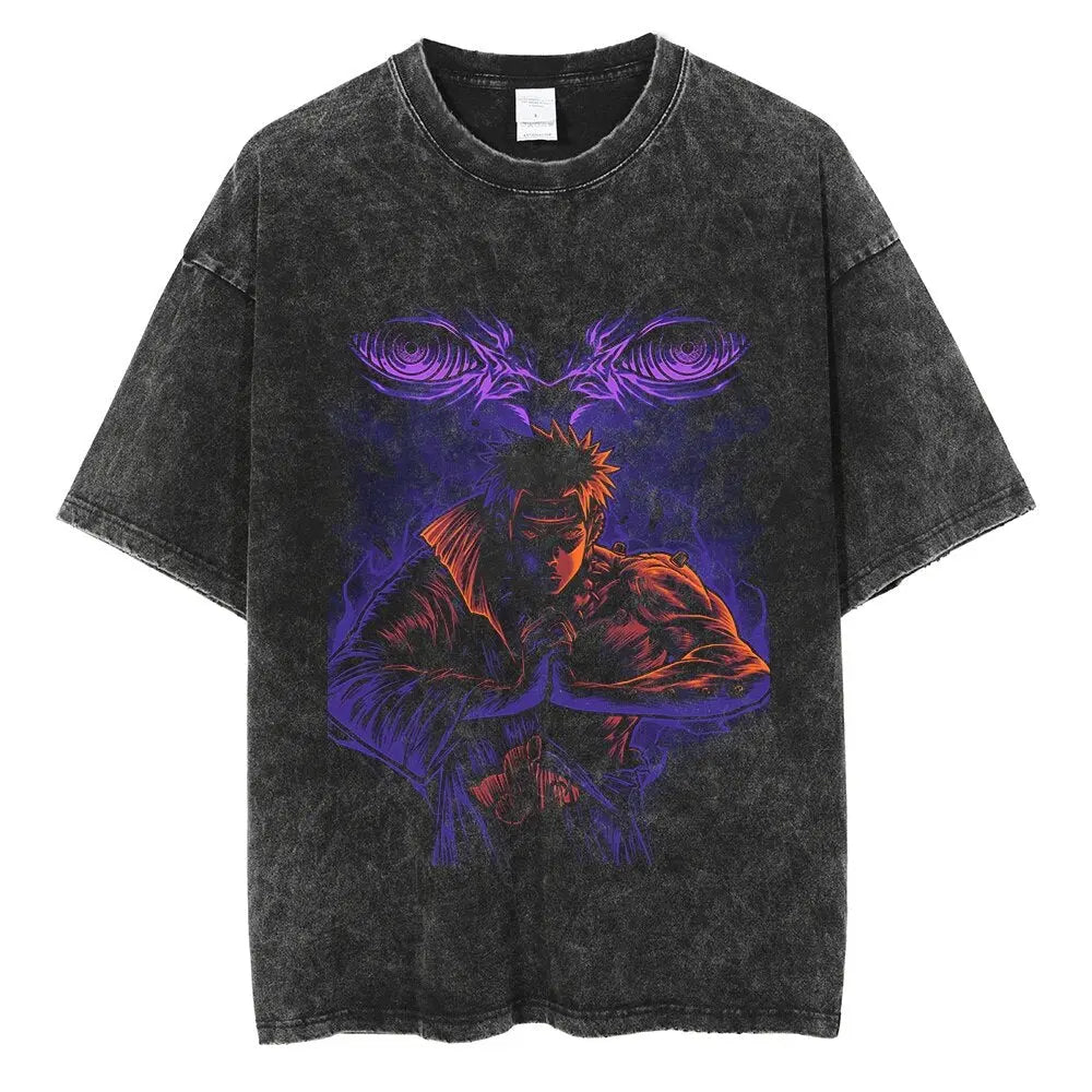 [KUJO] "Pain V2" Vintage Oversized T Shirt Kujo