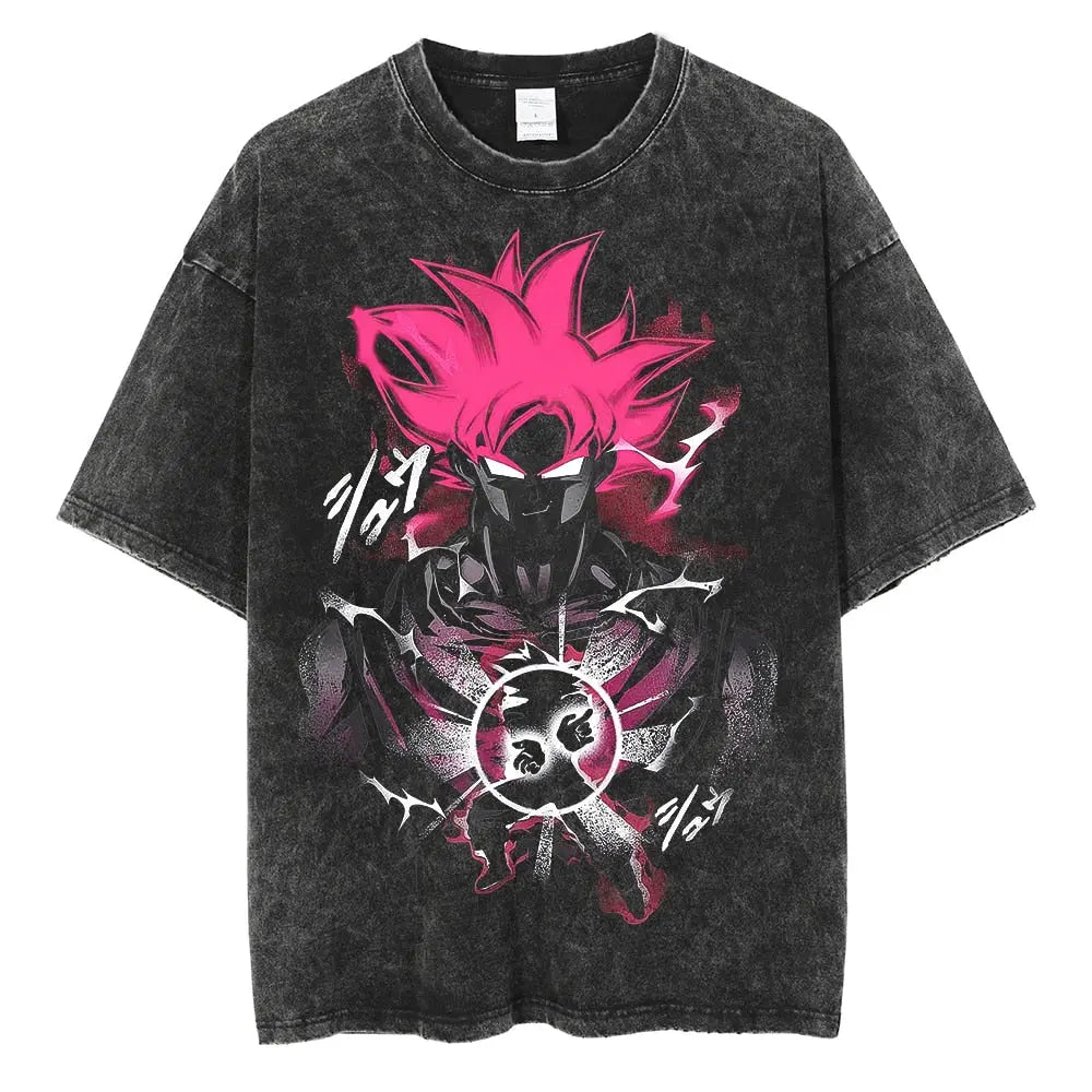 [KUJO] "Goku" Vintage Oversized T Shirt Kujo