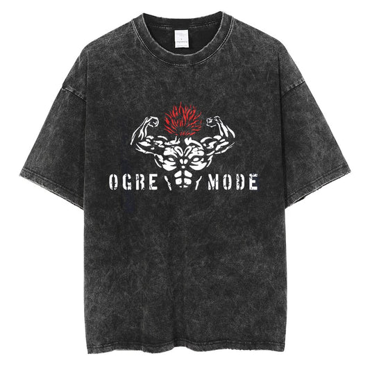 [KUJO] "Ogre Mode" Vintage Oversized T Shirt