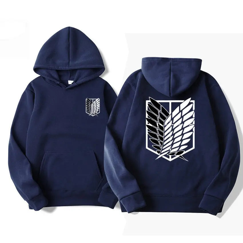 Attack on titan survey corps hoodie best sale