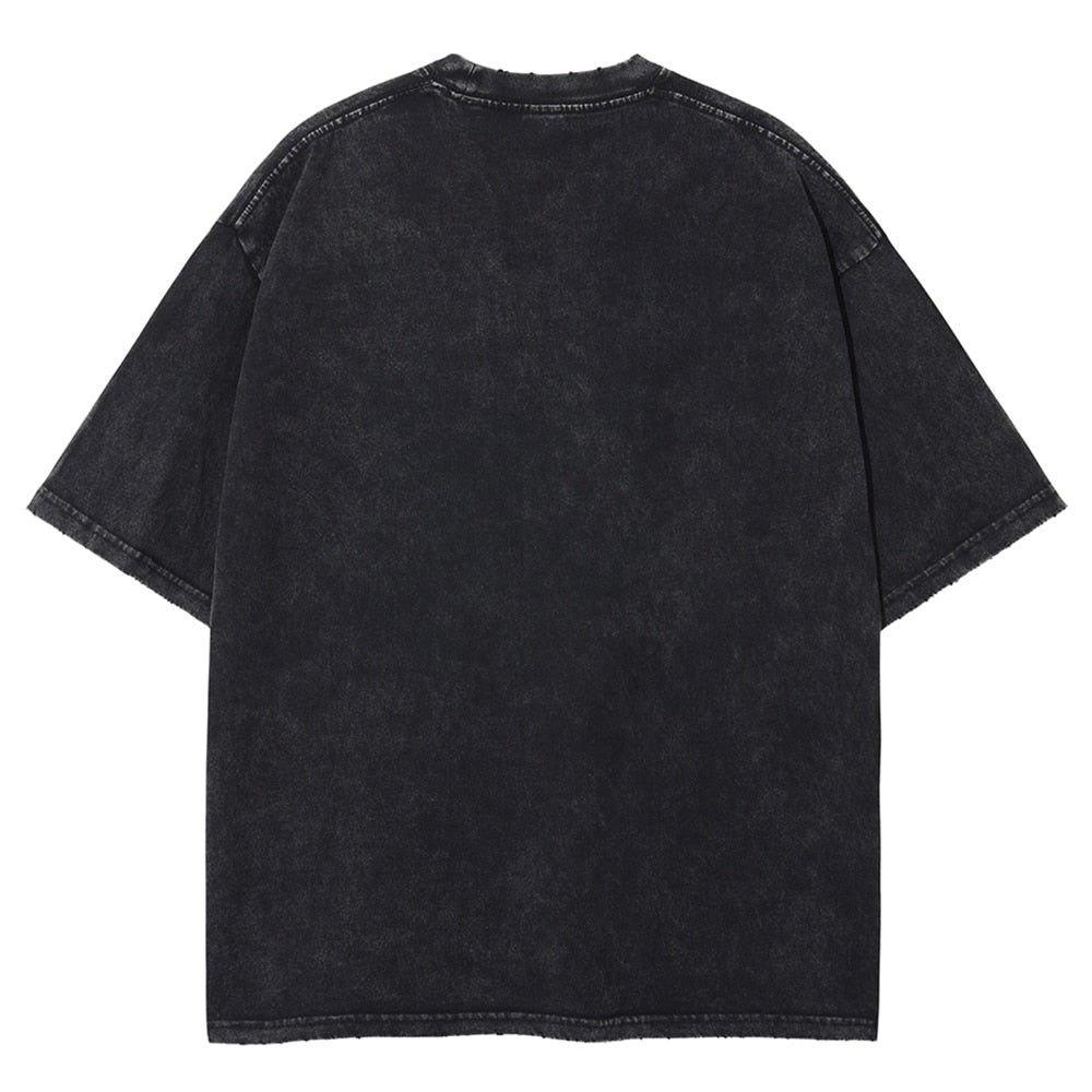 [KUJO] "Deku V3" Vintage Oversized T Shirt