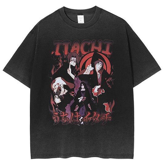 [KUJO] "Itachi" Vintage Oversized T Shirt