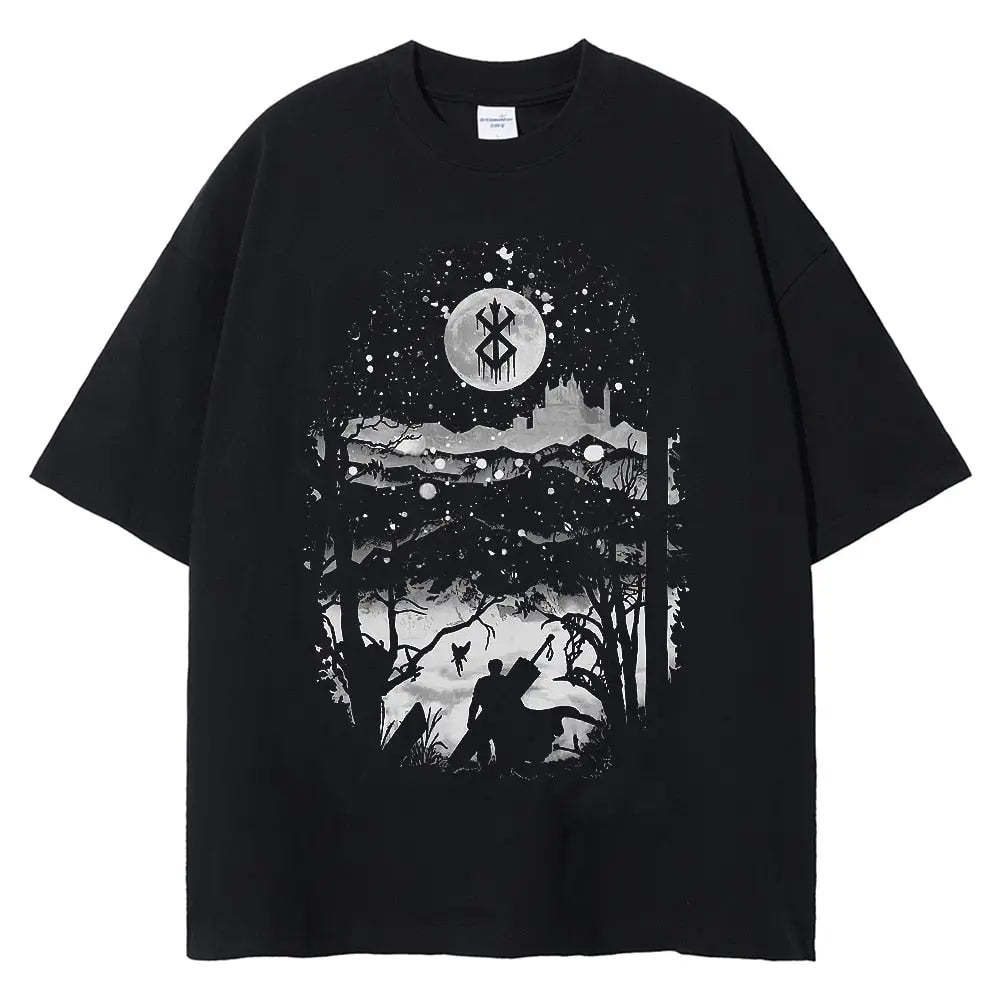 [KUJO] "Moonlit" Vintage Oversized T Shirt