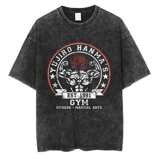 [KUJO] "Gym" Vintage Oversized T Shirt