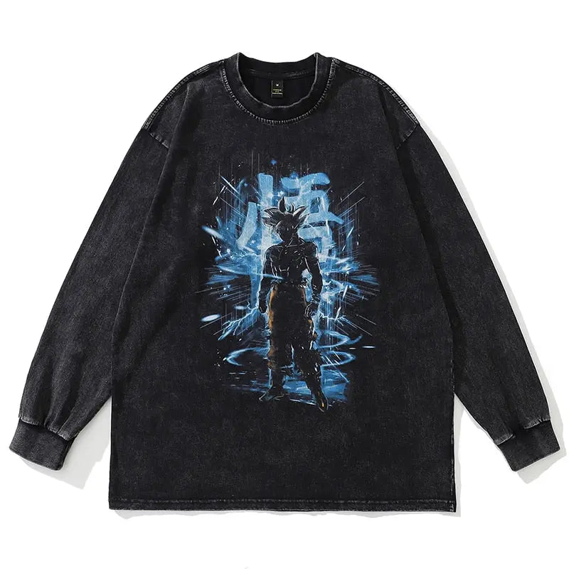 [KUJO] "Goku" Vintage Oversized Sweatshirt Kujo