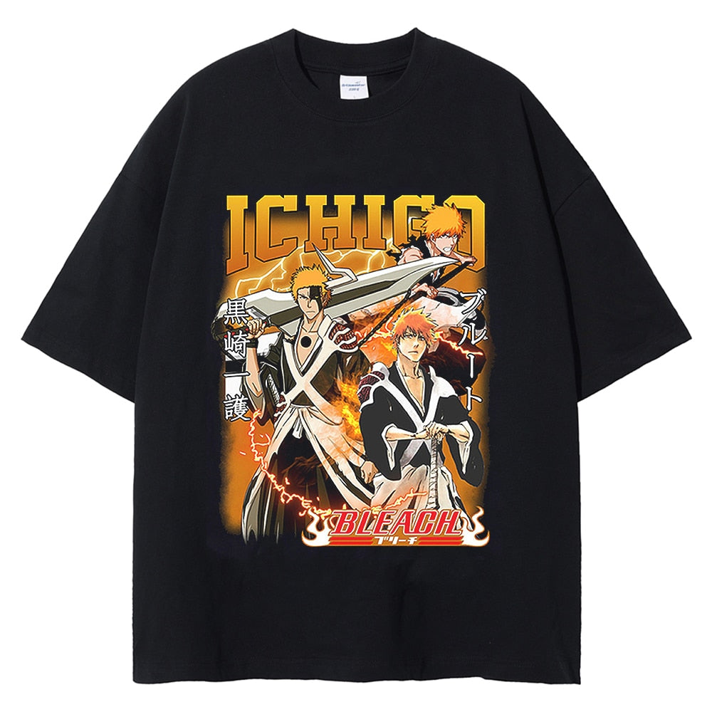 [KUJO] "Ichigo V3" Vintage Oversized T Shirt