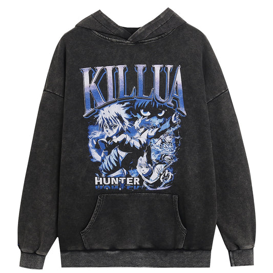 [KUJO] "Killua" Vintage Oversized Hoodie