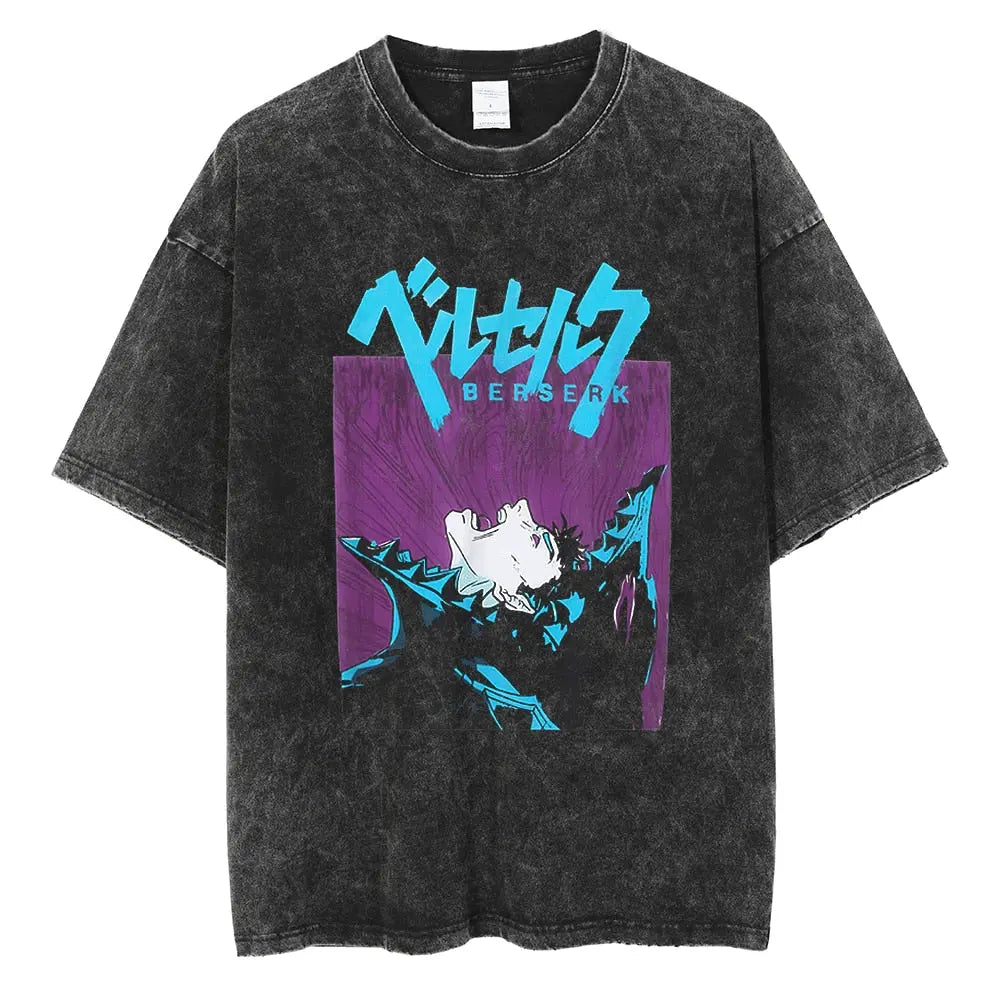 [KUJO] "Guts V6" Vintage Oversized T Shirt Kujo