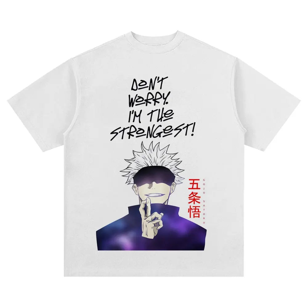 [KUJO] "Strongest" Vintage Oversized T Shirt Kujo