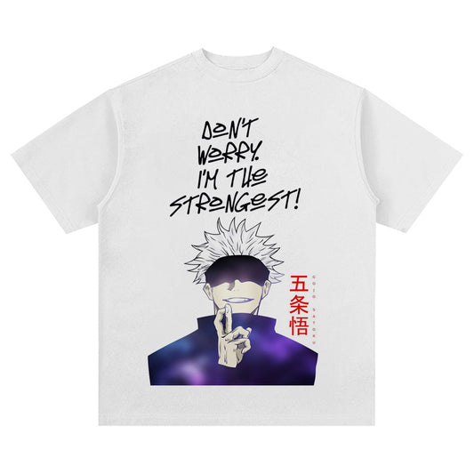 [KUJO] "Strongest" Vintage Oversized T Shirt