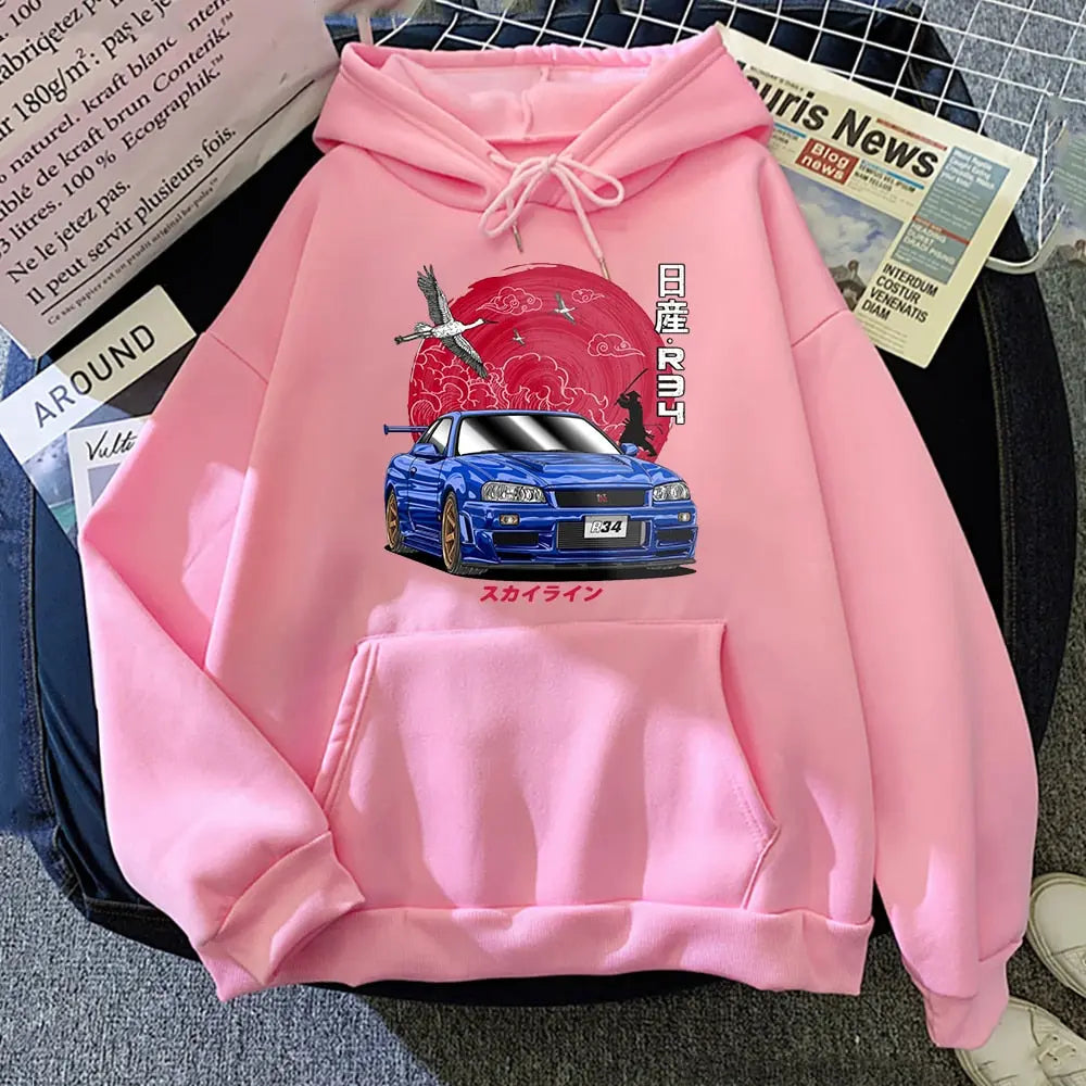 [KUJO] Skyline GT-R R34 Hoodie Kujo