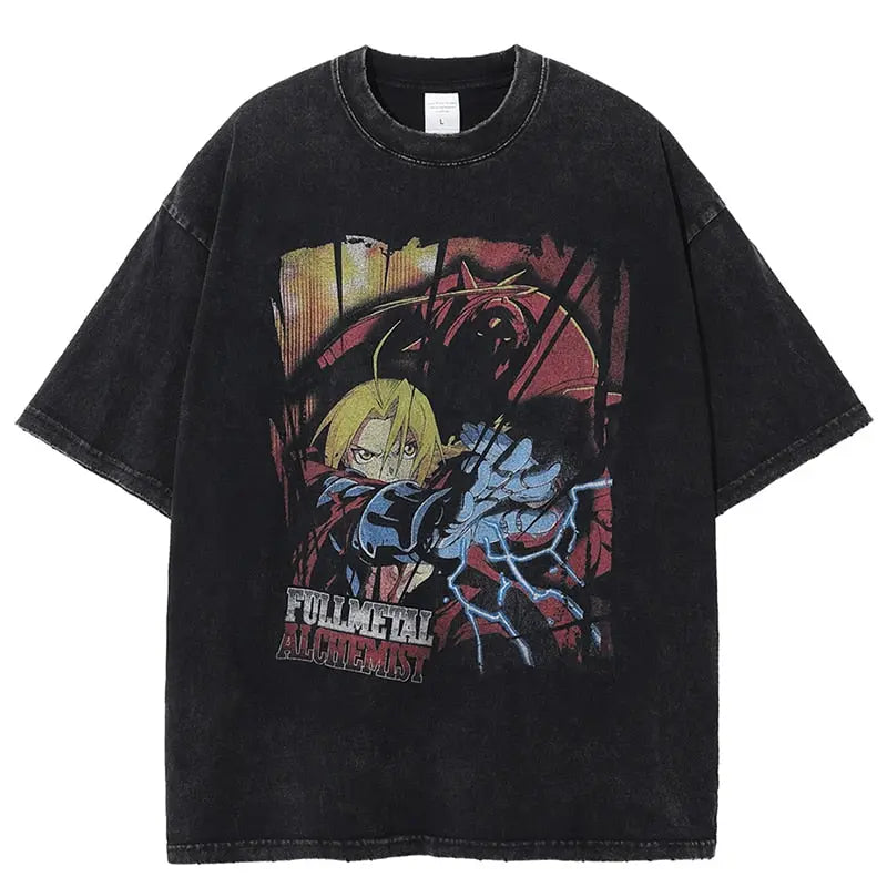 [KUJO] "Elric" Vintage Oversized T Shirt Kujo